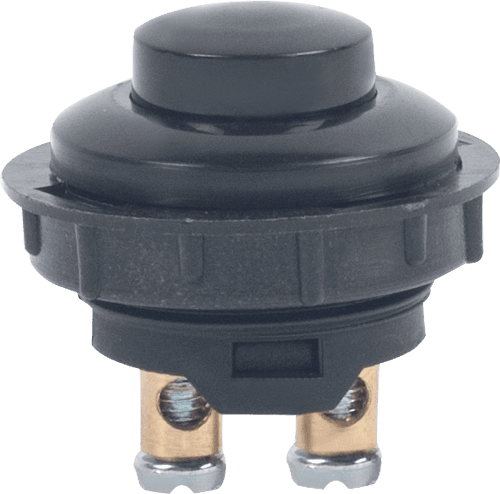 Plastik Buton M25x1 (Siyah Buton)