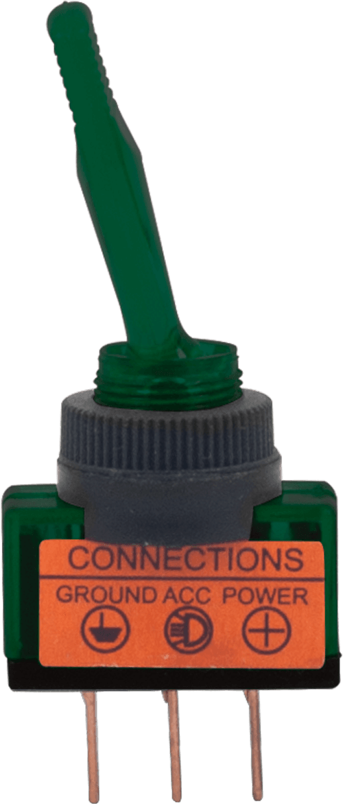 On/Off Sarı Işıklı Geçiş Anahtarı