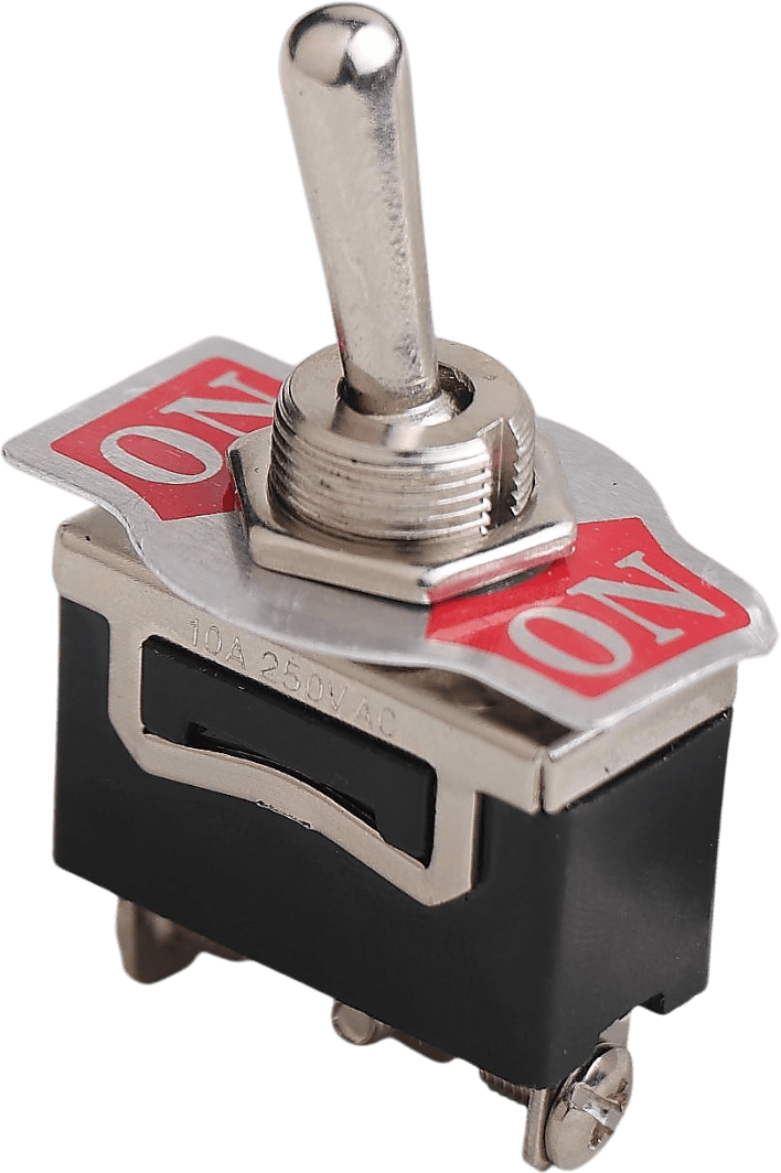 On/On Metal Geçiş Anahtarı (Vida Terminalli, 3 Bacaklı)