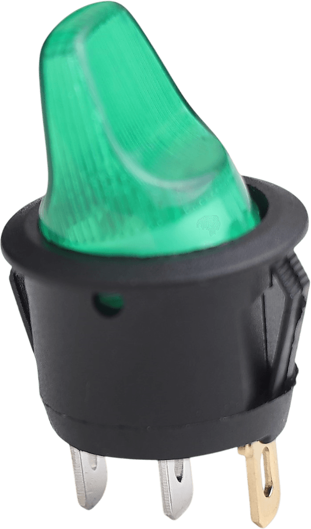 On/Off Yeşil Işıklı Kısa Anahtar