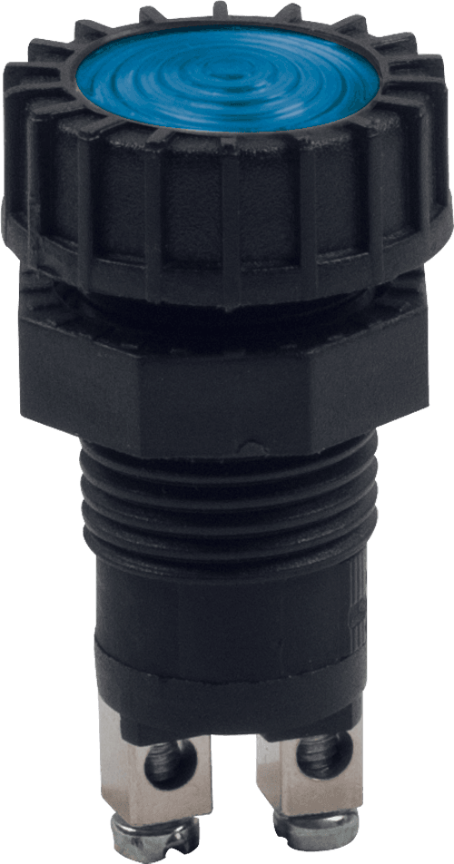 İkaz Lambası Mavi (Klemensli, 12V 2W Ampullü)