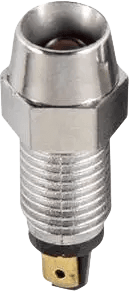 Metal İkaz Lambası 12V Kırmızı (Terminalli)