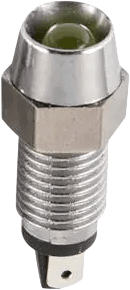 Metal İkaz Lambası 12V Sarı (Terminalli)