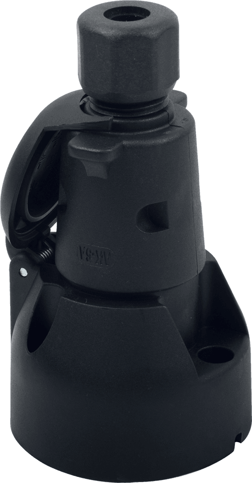 7'li N Tipi Plastik Traktör Römork Fiş ve Priz Takımı (Fiş Vidalı, Priz Terminalli)