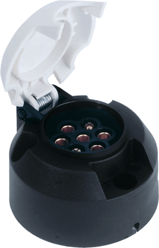 7'li S Tipi Plastik Traktör Römork Prizi (Vidalı)