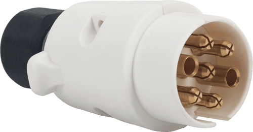 7'li S Tipi Plastik Traktör Römork Fişi (Vidalı)