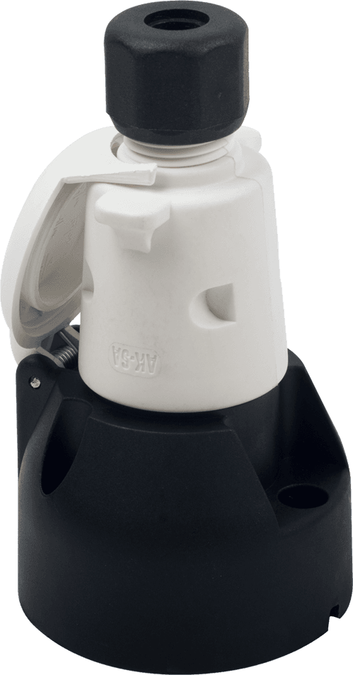 7'li S Tipi Plastik Traktör Römork Fiş ve Priz Takımı (Fiş Vidalı, Priz Terminalli)