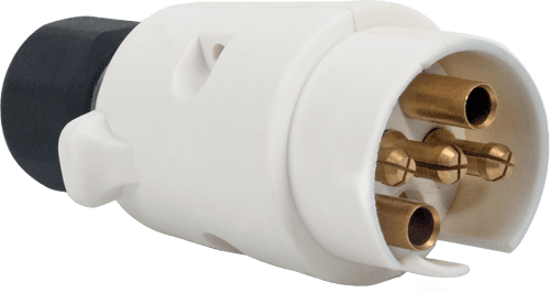 5'li S Tipi Plastik Traktör Römork Fişi (Vidalı)