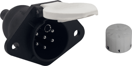 7'li S Tipi Plastik Tır Römork Prizi (Terminalli ve Konnektörlü)