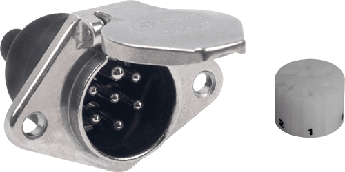 7 Pin Aluminum Tır Trailer Socket N Type (with Terminal and Connector)