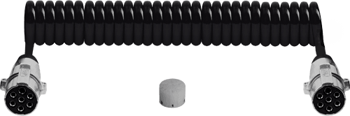 7 Pin Aluminum Tır Trailer Plug N Type with Polyurethane Cable 4,5m (with Terminal and Connector)