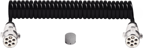 7 Pin Aluminum Tır Trailer Plug S Type with Polyurethane Cable 4,5m (with Terminal and Connector)