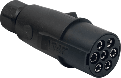 7 Pin Plastic Tır Trailer Plug N Type (Screw Type)