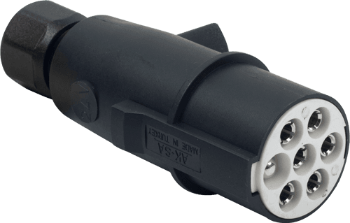 7 Pin Plastic Tır Trailer Plug S Type (Screw Type)