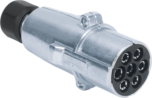7 Pin Aluminum Tır Trailer Plug N Type (Screw Type)