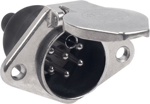 7 Pin Aluminum Tır Trailer Socket S Type (Screw Type)