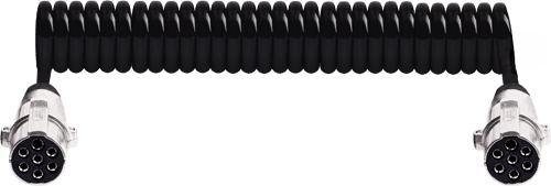 7 Pin Aluminum Tır Trailer Plug N Type with Polyurethane Cable 4,5m (Screw Type)