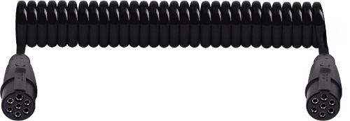 7 Pin Plastic Tır Trailer Plug N Type with Polyurethane Cable 4,5m (Screw Type)