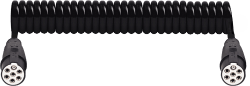 7'li S Tipi Plastik Tır Römork Fişi Poliüretan Kablolu 4,5m (Vidalı) 