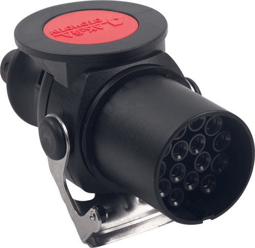 15 Pin Plastic ABS-EBS Tır Trailer Plug (2 Line, Screw Type)