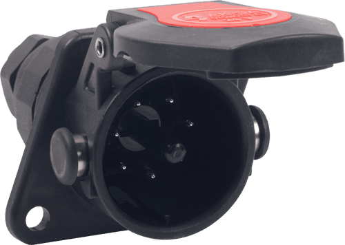 7 Pin Plastic ABS-EBS Tır Trailer Socket (Screw Type)